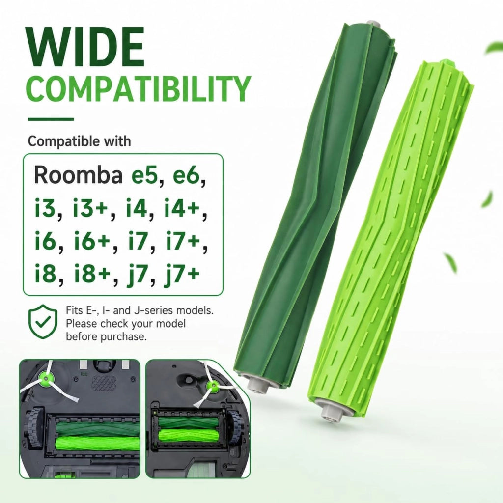 Confezione da 2 spazzole rotanti per iRobot Roomba serie E e I