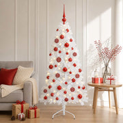 Albero di Natale artificiale con palline 150 cm 150 LED 3460966