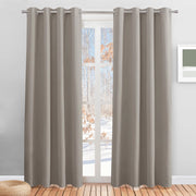 Tende oscuranti, set da 2, 140x200 cm, colore sabbia