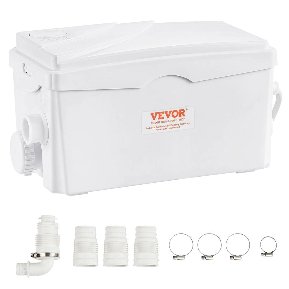 Pompa di sollevamento acque reflue FLO300 350W portata 6000 L/h prevalenza 7m con 3 ingressi per cantina e lavanderia IP68