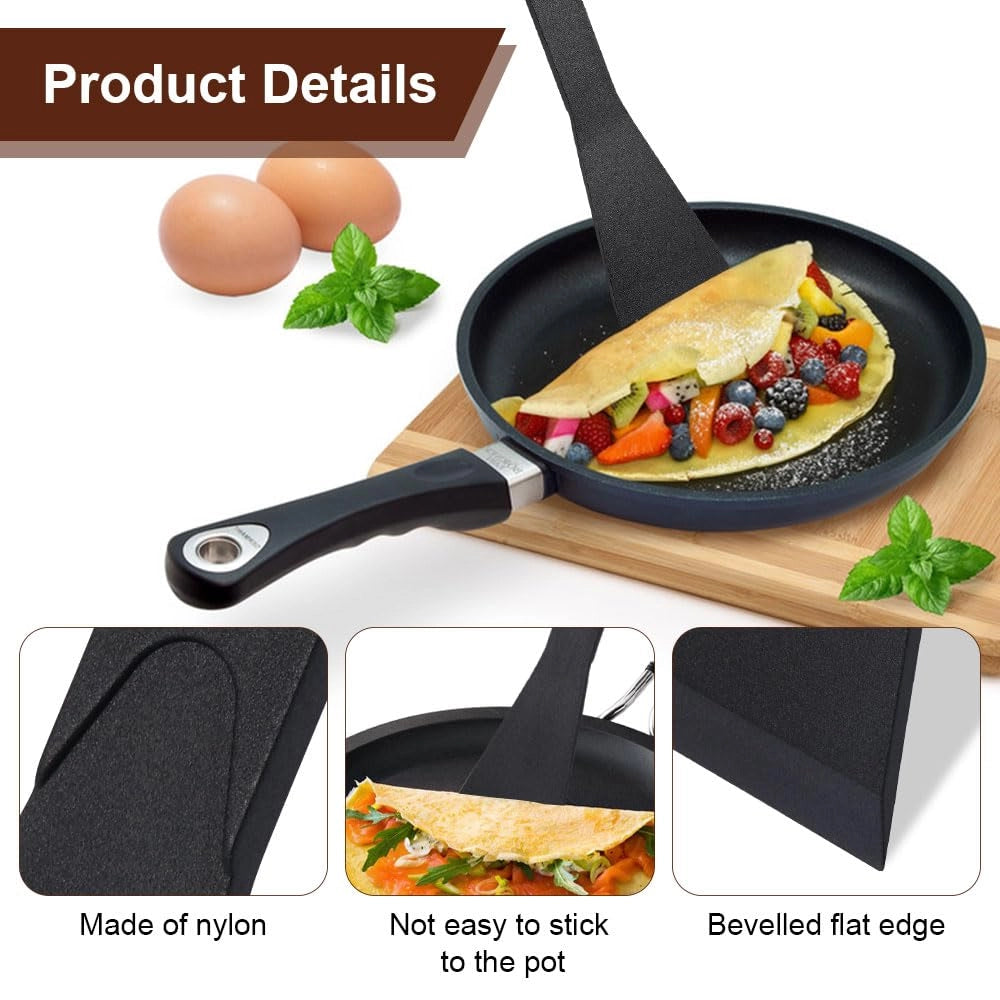 8 spatole per formaggio raclette in nylon, 13,5 x 5 cm, resistenti al calore