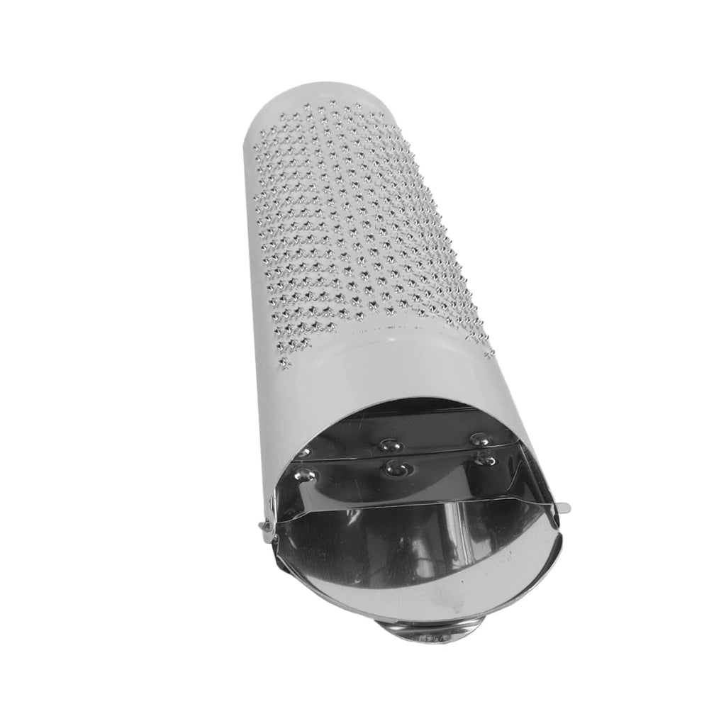Grattugia per noce moscata con supporto, acciaio inossidabile, 4,6x14x3,2 cm