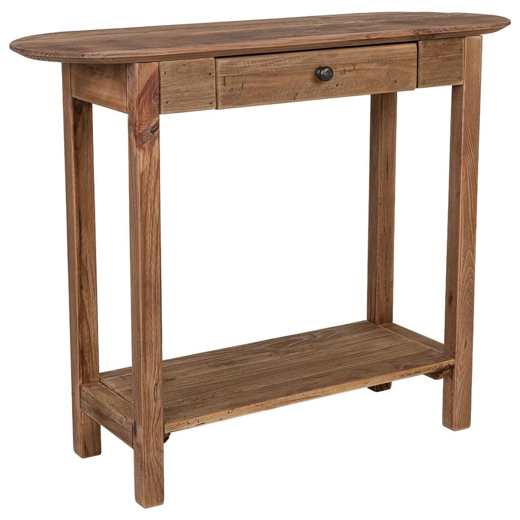 Mobile ingresso in legno marrone 95x35x76h cm