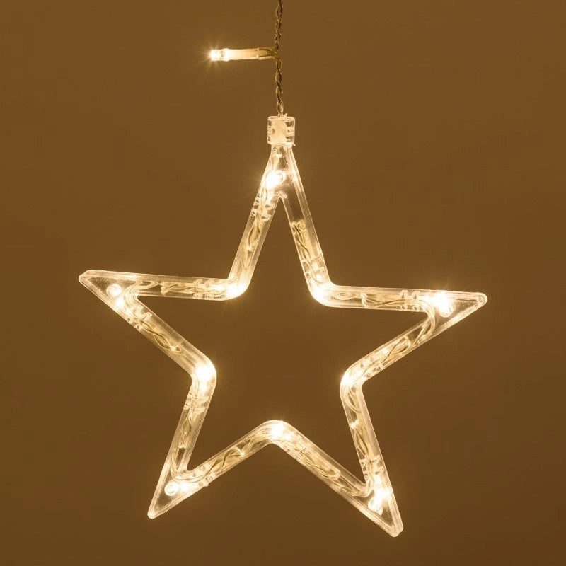 Ice Light Stelle 150 LED 400x80cm bianco caldo