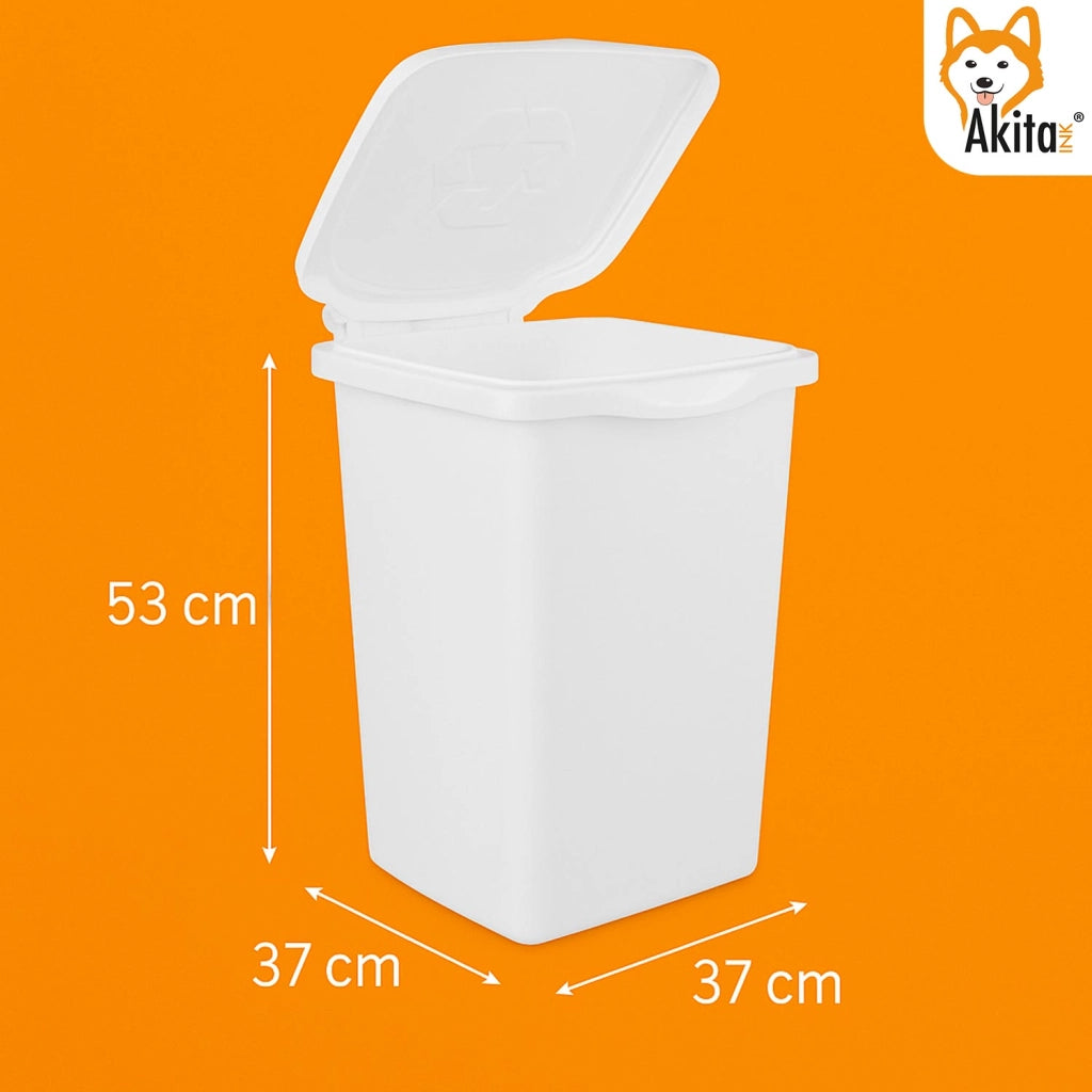 Akitaink Set 3 Pattumiere 50 Litri Differenziata