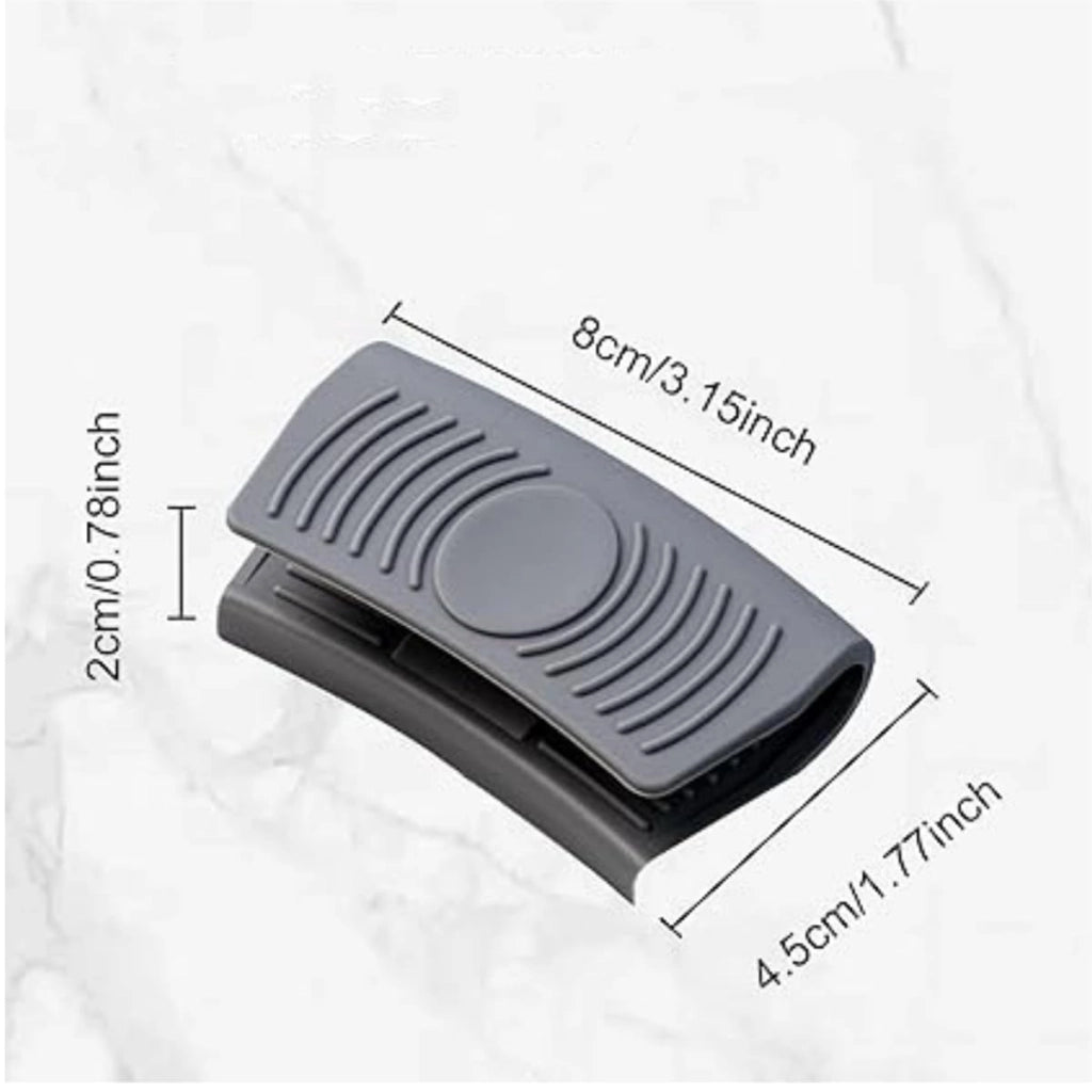 Set di 4 supporti in silicone per maniglie di pentole, resistenti al calore, anti-scottatura