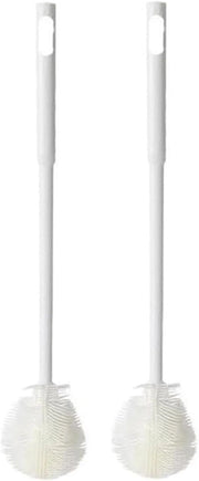 Set di 2 spazzole in silicone per bottiglie, spazzole lunghe per vetri, 32 cm
