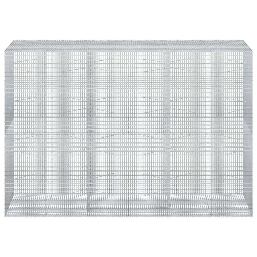 Gabione con Filo da 5 mm e Rete da 5x2,5 cm 300x100x200 cm 3463920