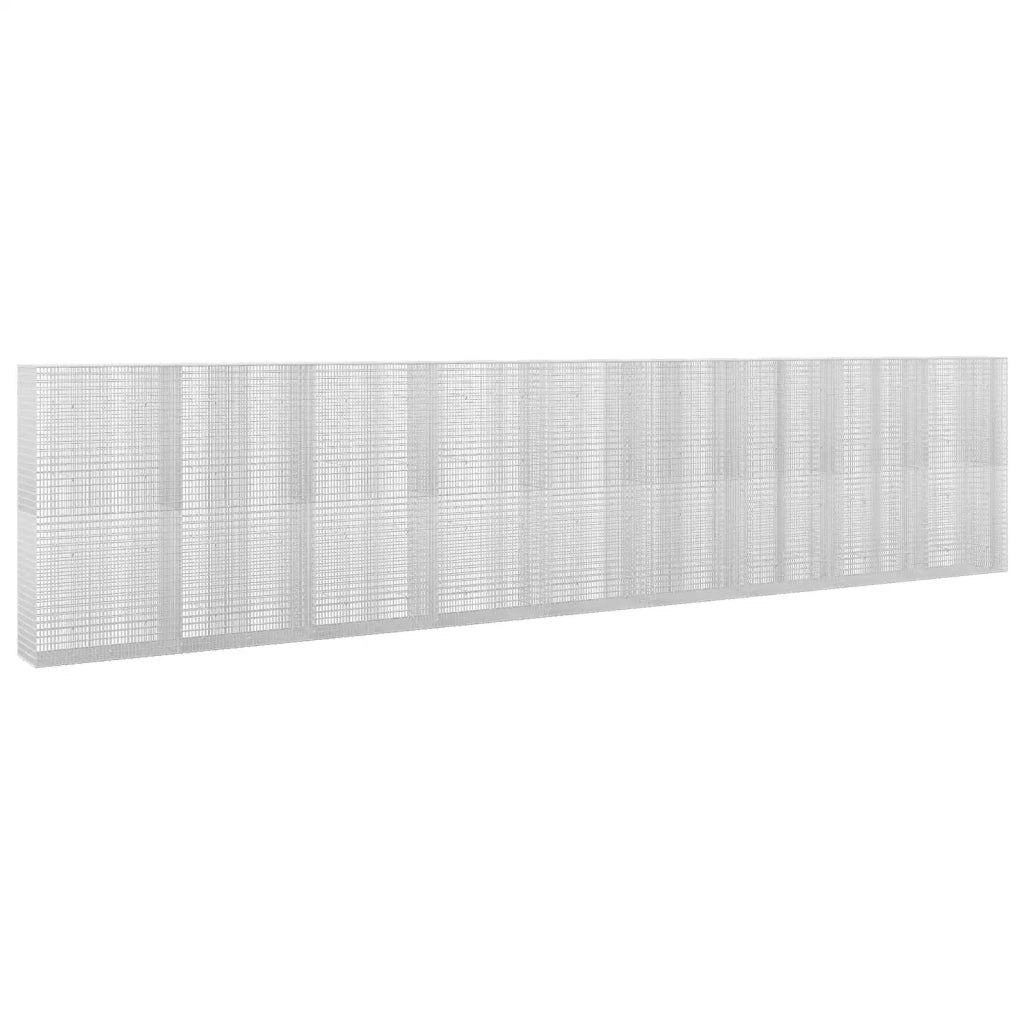 Gabione con Filo da 5 mm e Rete da 5x2,5 cm 900x50x200 cm 3463836