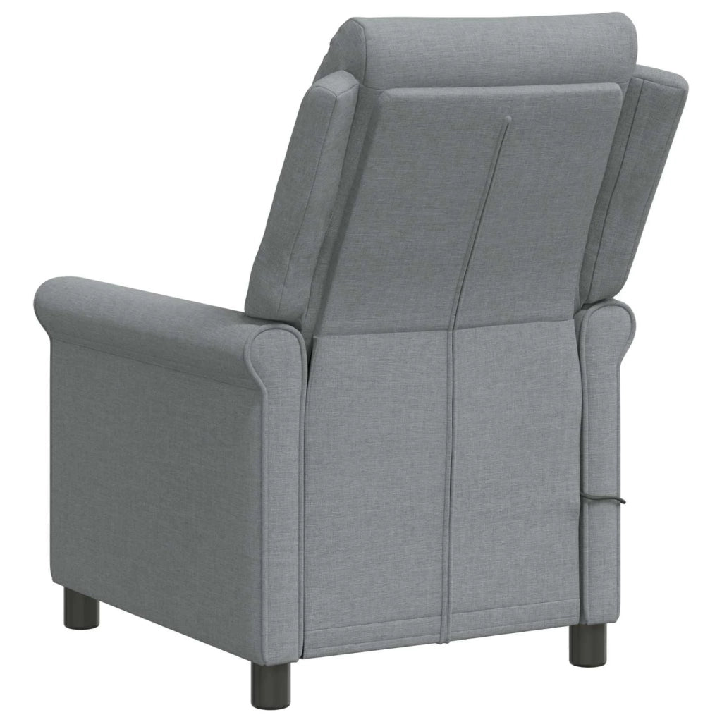 Poltrona massaggiante reclinabile Grigio Chiaro 42051390