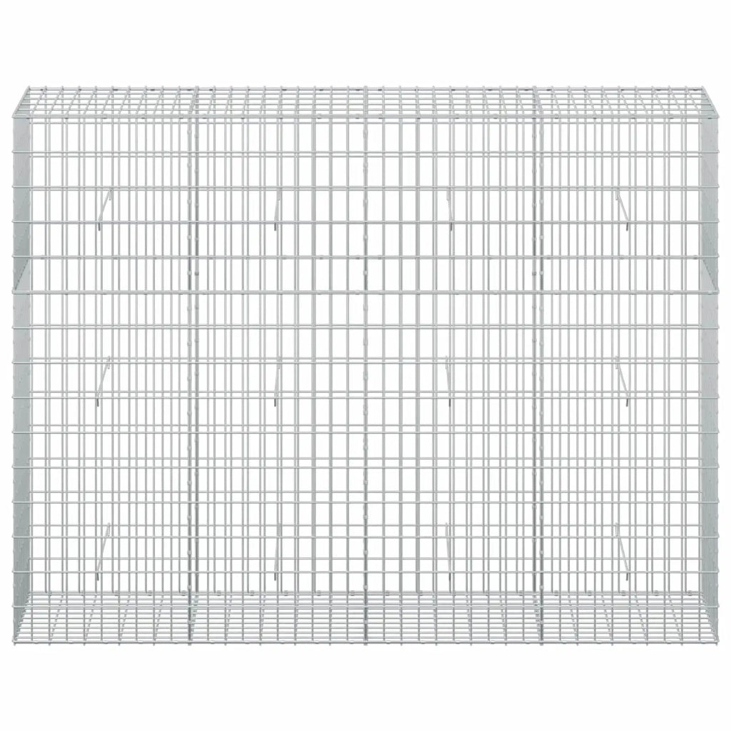 Gabione con Filo da 5 mm e Rete da 5x10 cm 200x50x150 cm 3464758