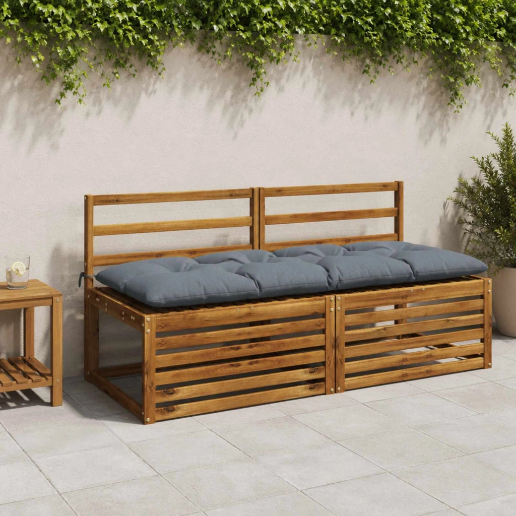 Cuscini per Panchina VIANEN 2 pz 100% Poliestere Blu 952737