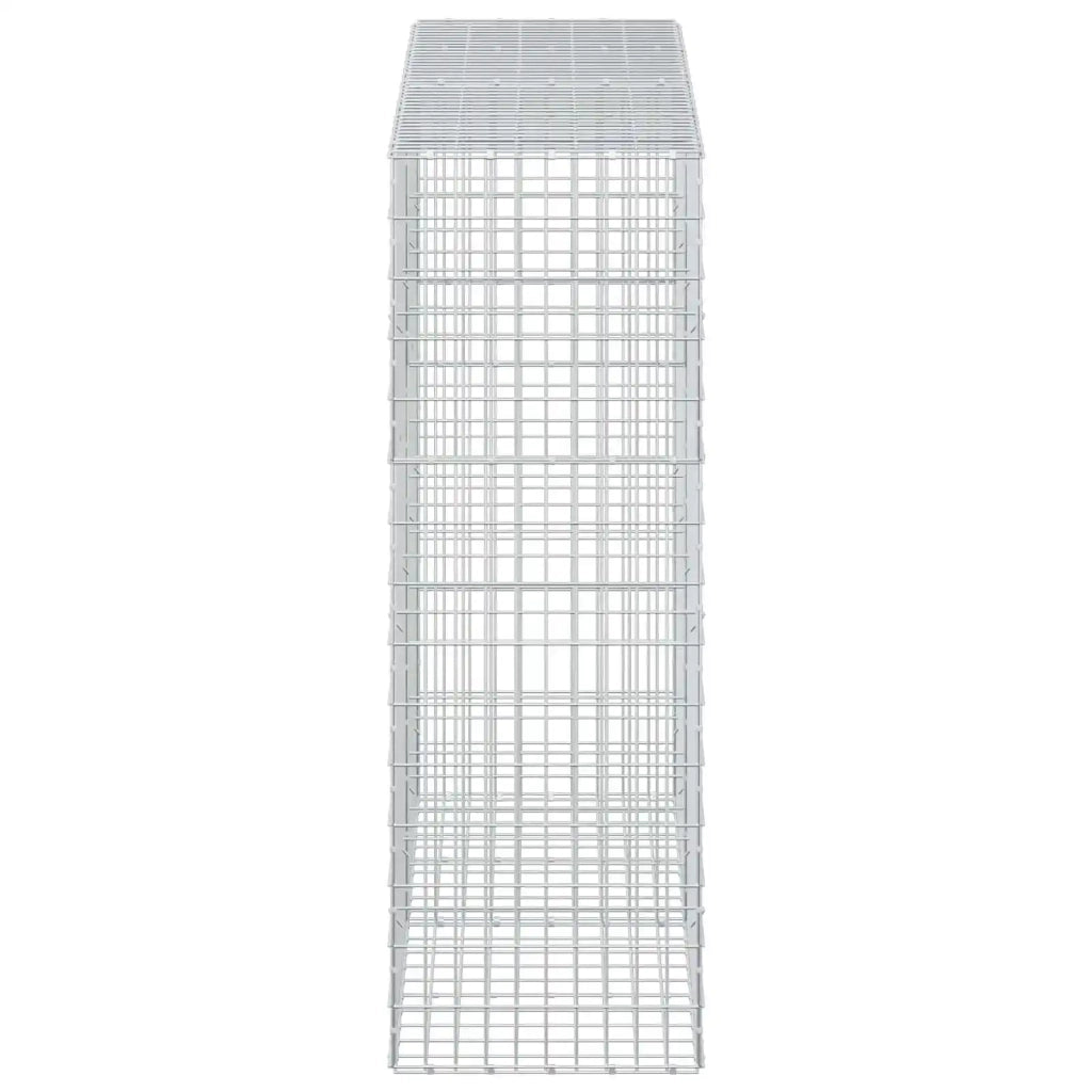 Gabione con Filo da 5 mm e Rete da 5x10 cm 200x50x150 cm 3464758