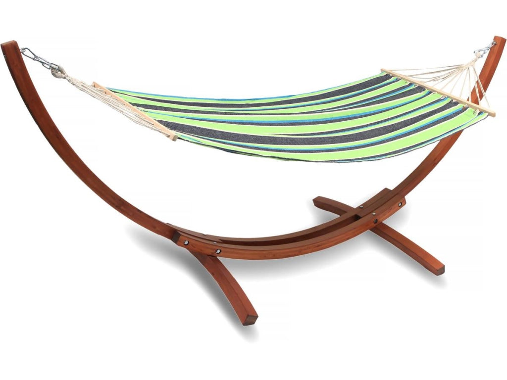 Amaca di legno con tela di cotone "Dallas" - 3 m - Ecru