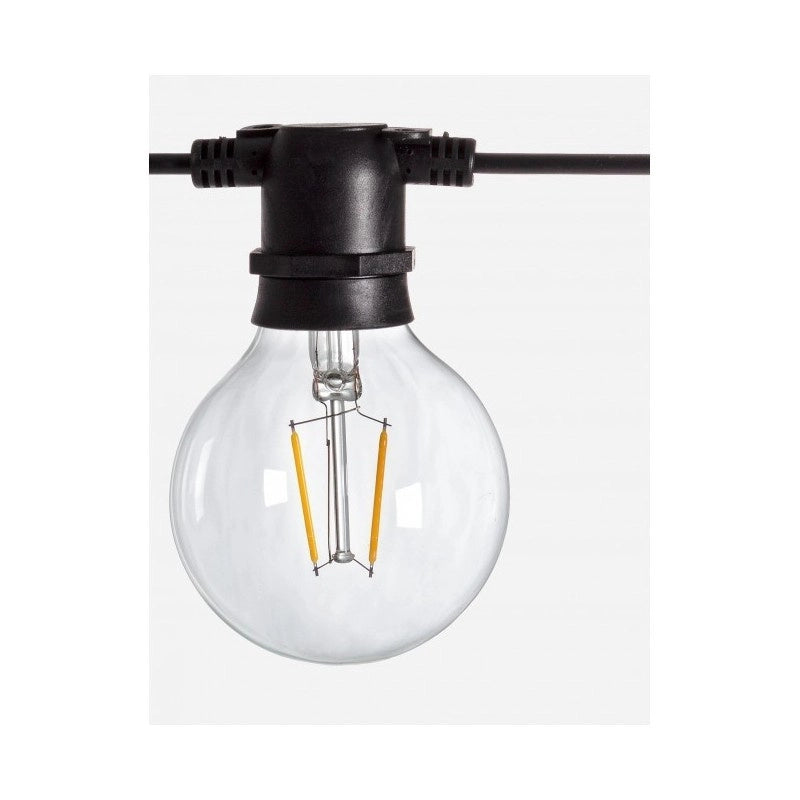 Catena luci esterno Brillant 10 led Trasparenti 8.4m