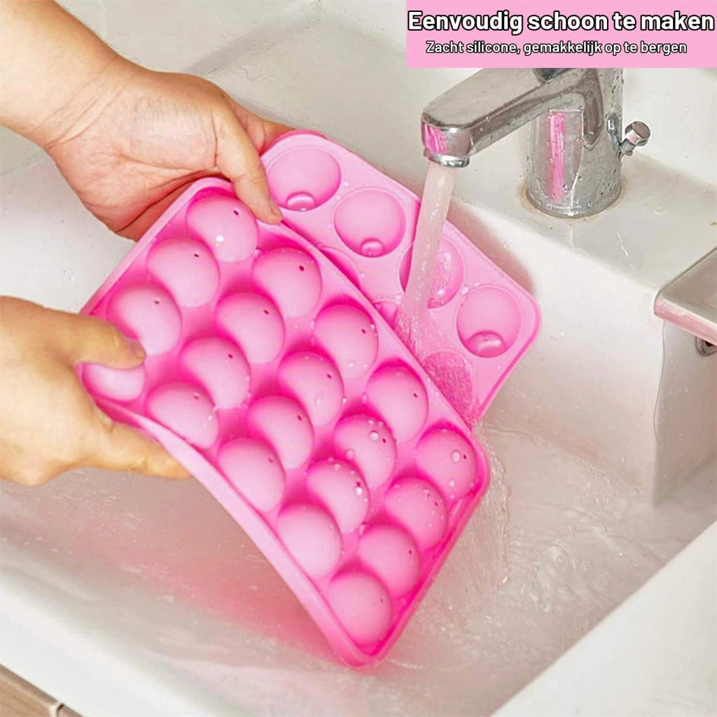 Set da 2 stampi per cake pop, quasi completamente a prova di perdite, con 100 stecchini inclusi