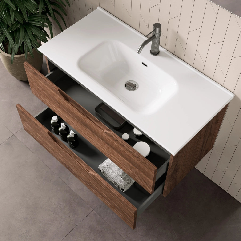 Composizione 4 pezzi SOLMIRA rovere rio
