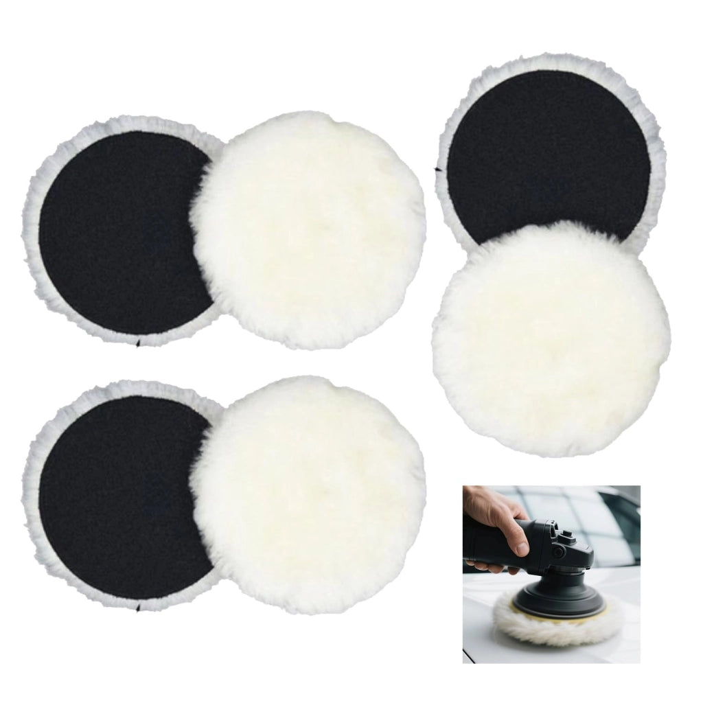 Dischi abrasivi da 125 mm, confezione da 6 pezzi, con sistema di fissaggio a velcro, per levigatrici orbitali