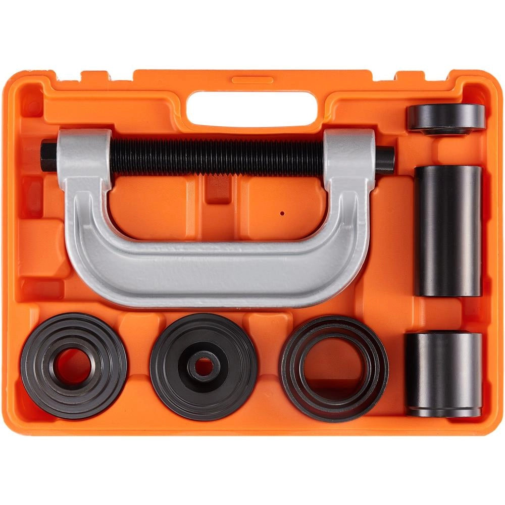 Kit Pressa Giunti Sferici a Telaio C 10 Pezzi in Acciaio al Carbonio ZX-J003 con Valigetta per Officina Auto 4WD