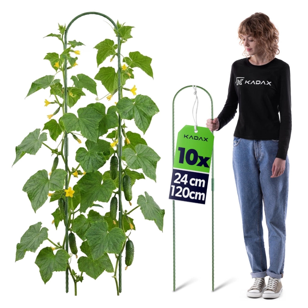 KADAX 10 supporti ad arco per piante 120 cm