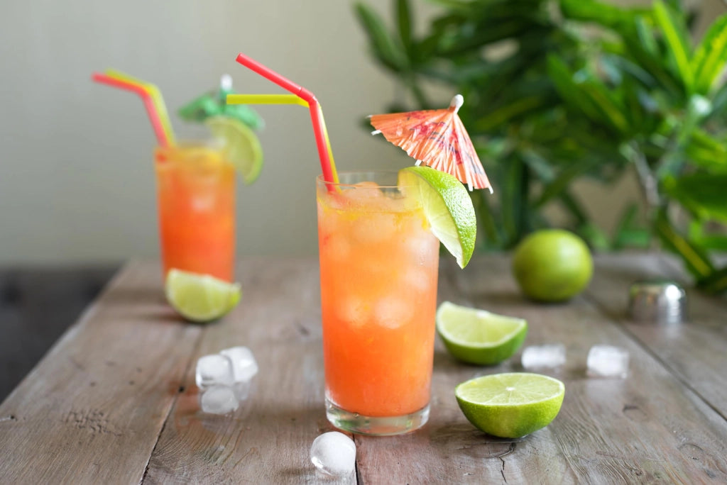 Ombrellini per cocktail, confezione da 24 pezzi, colorati, in carta, accessori per bar
