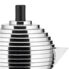 PULCINA, Caffettiera 6 Tazze, Alessi Colore: Nero