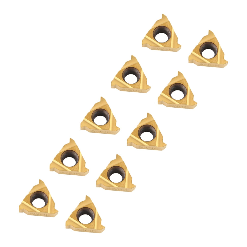 10 inserti di metallo duro per utensili da taglio CNC, modello 11IR, grado A60