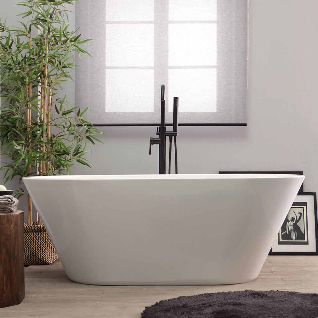 Vasca da bagno ovale in acrilico 150 cm
