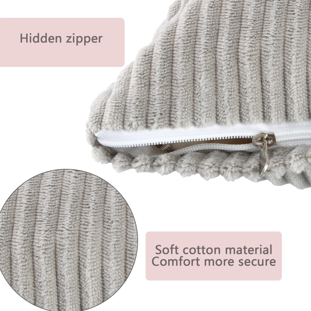 Coperte per cuscini in velluto, 40x40 cm, set da 4, con cerniera