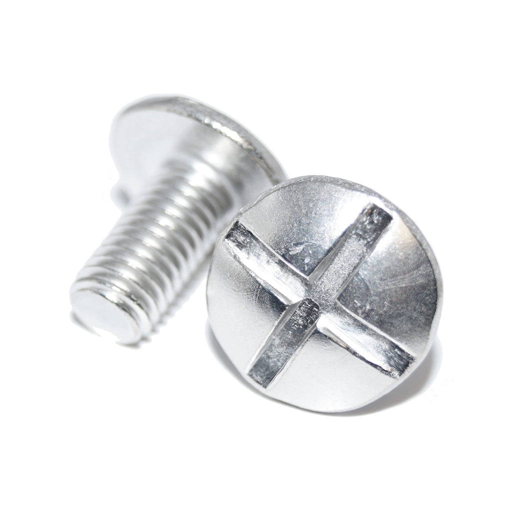 Viti a testa tonda e bassa M4x35, 100 pezzi, NF E 25-129, A2 acciaio inossidabile, testa bassa, intaglio doppio