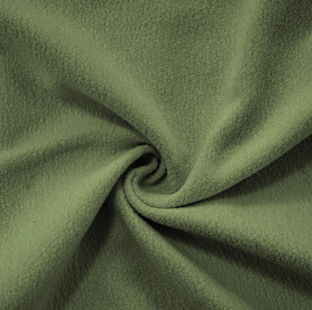 DIVANO Modulare in ciniglia verde con pouf mobili