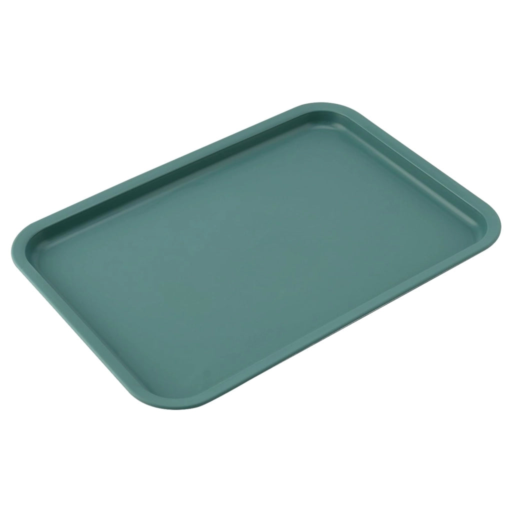 Vassoi in plastica, confezione da 8 pezzi, colorati, dimensioni 24,5x18x1,5 cm, forma rettangolare