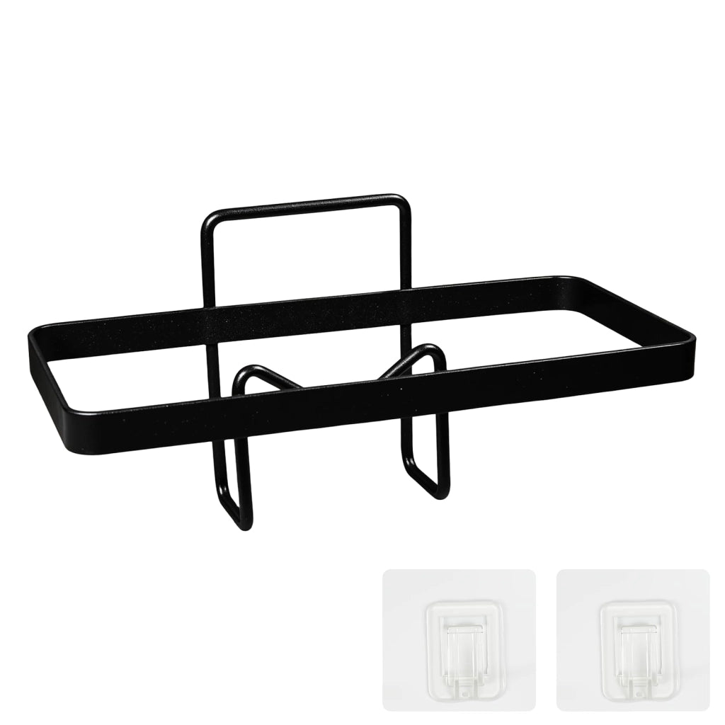Portasapone autoadesivo, dimensioni 16x7,5 cm, impermeabile, cromato