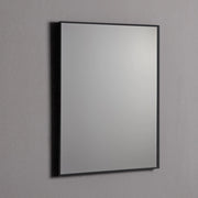 Specchio 60x80 con telaio in PVC nero opaco