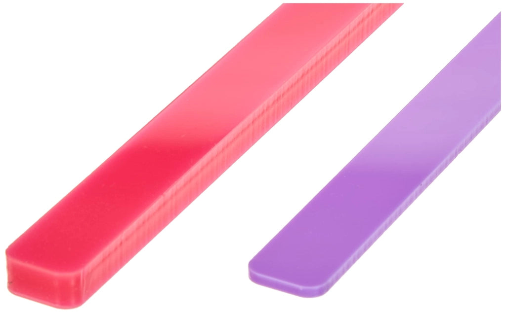 Set di livelle a bolla, 6 pezzi, in plastica, rosso/bianco/blu, 35x6x5 cm