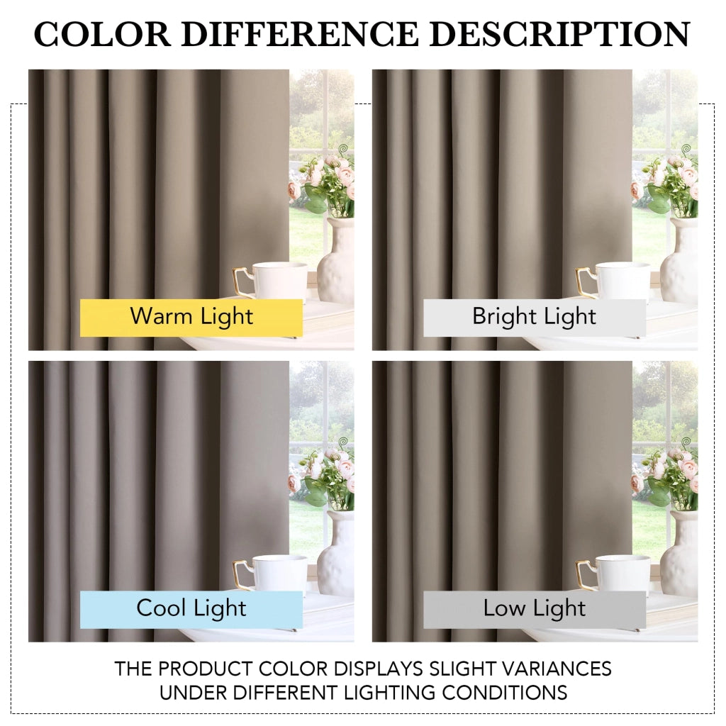 Tende oscuranti, set da 2, 140x200 cm, colore sabbia