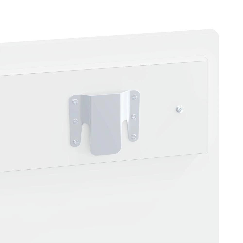 Testiera da Muro EDE Bianco Lucido Legno ingegnerizzato