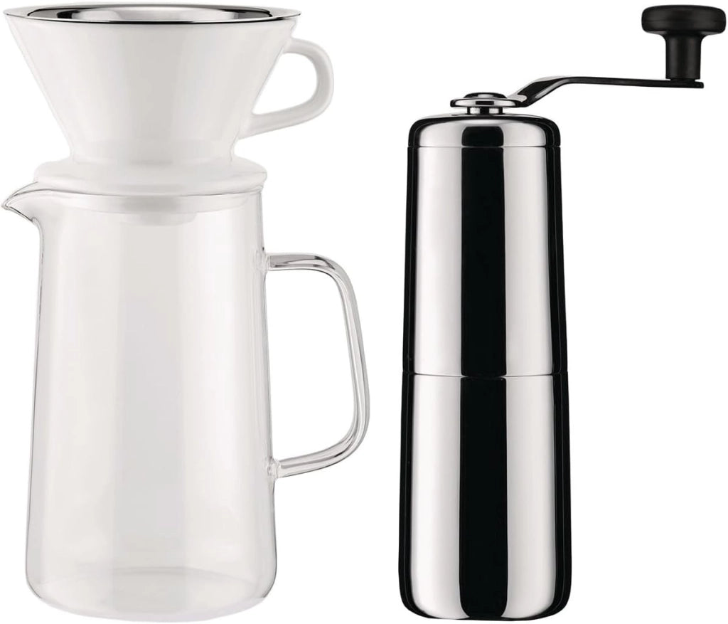 SLOW COFFEE, Set Macinacaffè, Caraffa e Filtro, Alessi