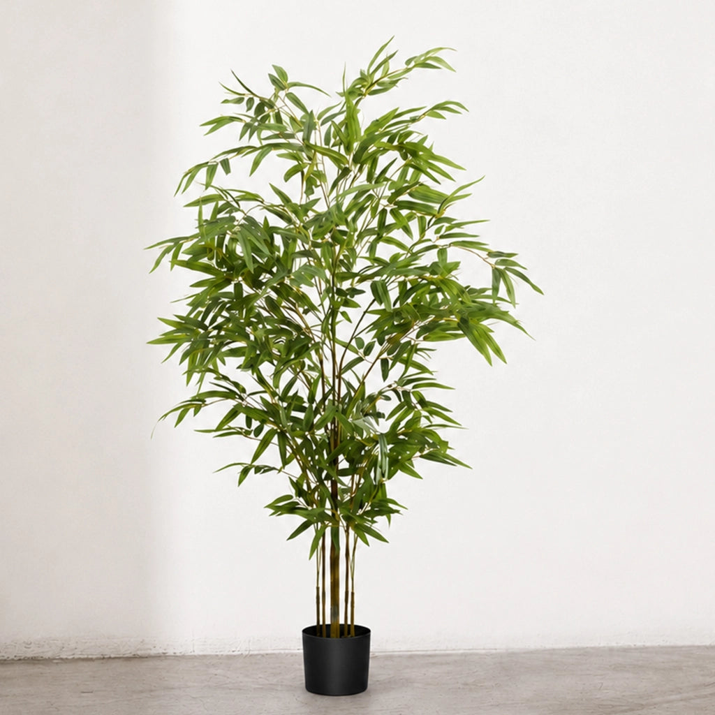 Pianta artificiale di bambù in vaso, altezza 120 cm