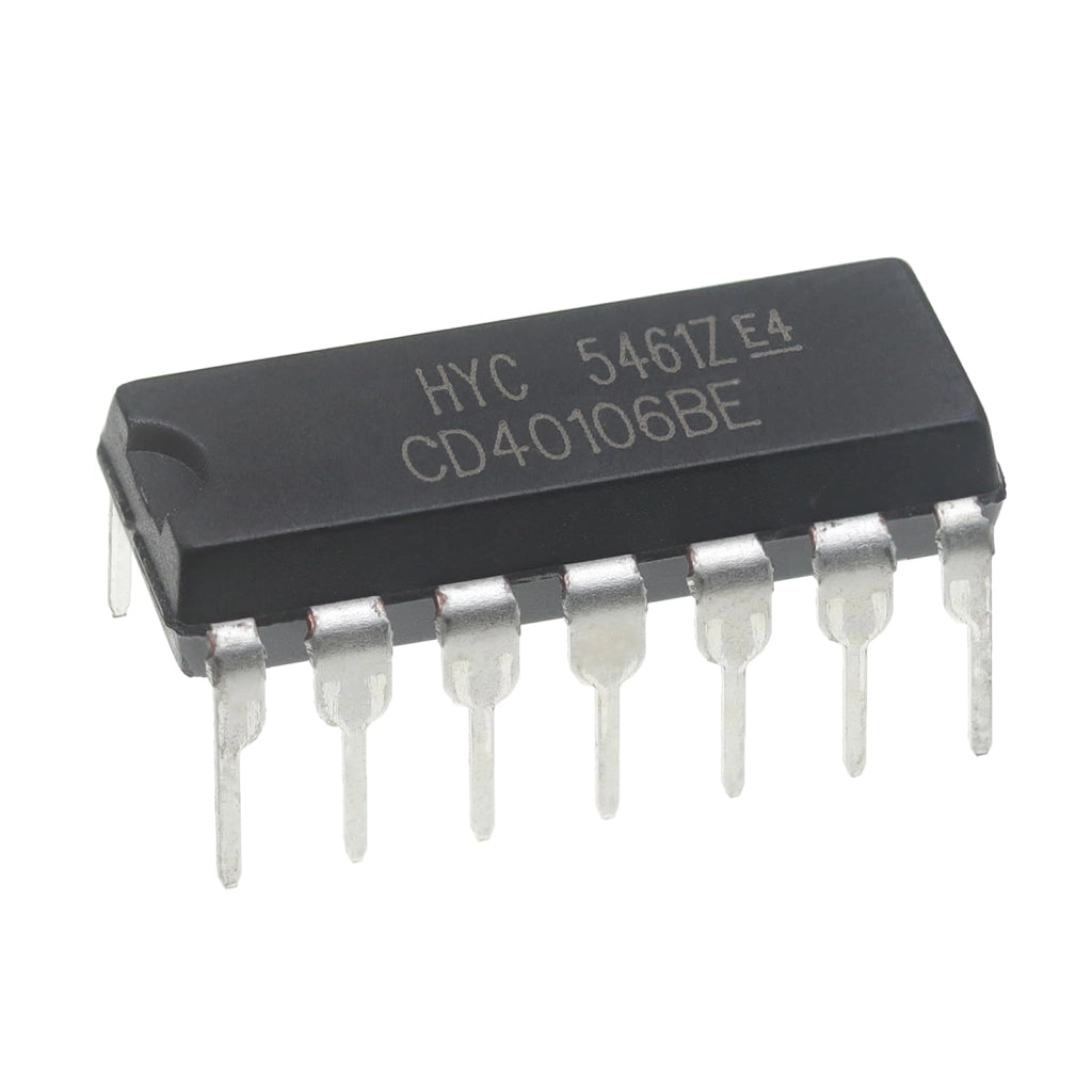 CD40106BE: Inverter Schmitt trigger CMOS, circuito integrato DIP-14, confezione da 10 pezzi.