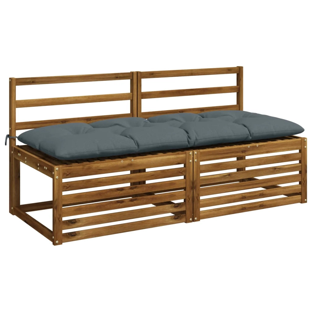 Cuscini per Panchina VIANEN 2 pz 100% Poliestere Blu 952737