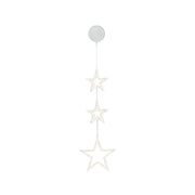 Decorazione luminosa a stelle LED per finestra H42 cm