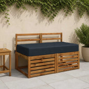 Cuscino per la seduta SOEST 100% Poliestere Blu scuro 946708