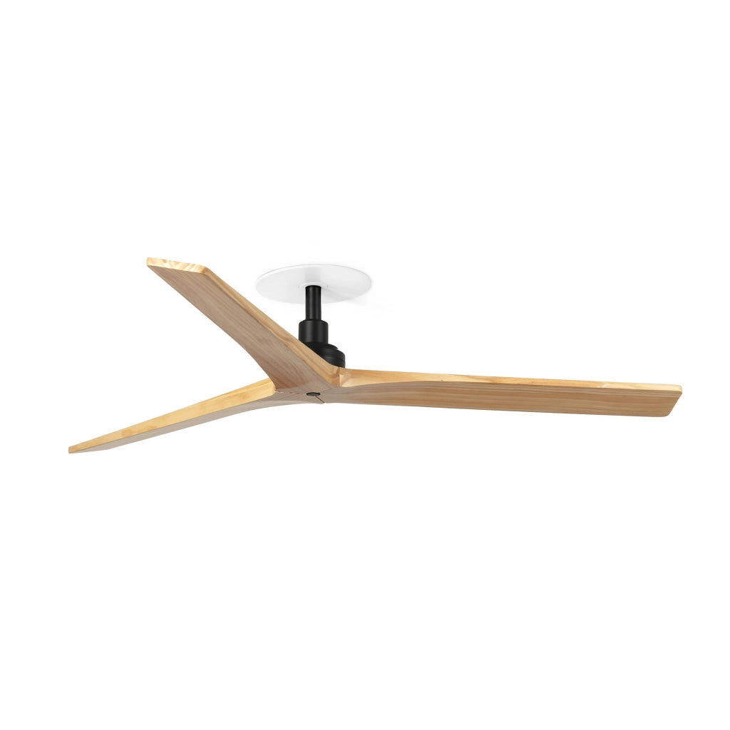 KLIM RECESSED M Ventilatore da soffitto nero/pino TUYA