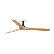 KLIM RECESSED M Ventilatore da soffitto nero/pino TUYA