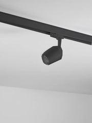 Faretto Per Binario Moderno Binario Alluminio Nero Gu10