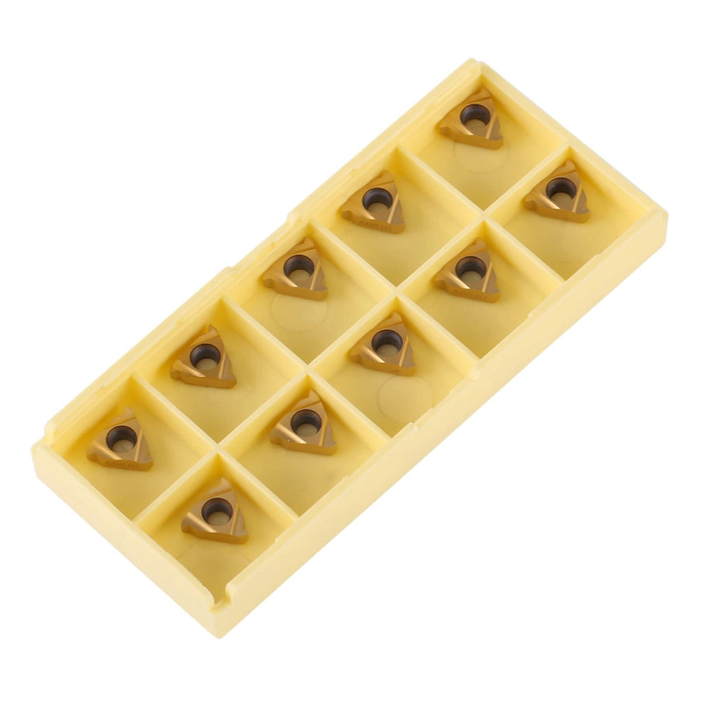 10 inserti di metallo duro per utensili da taglio CNC, modello 11IR, grado A60