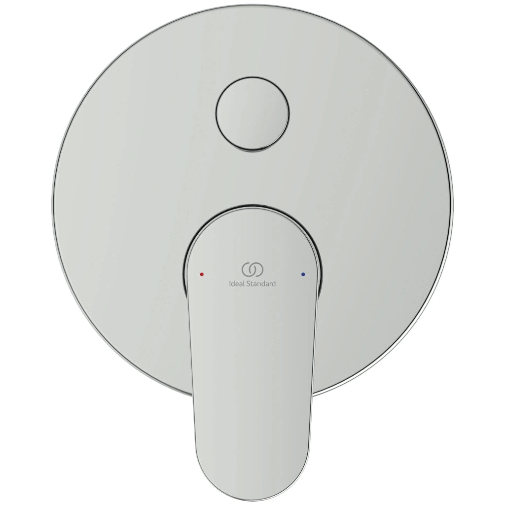 Miscelatore monocomando per bagno/doccia, due vie, parti esterne, cromato