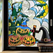 Carta da parati a tema gotico per Halloween, telo divisorio, 45 x 80 cm