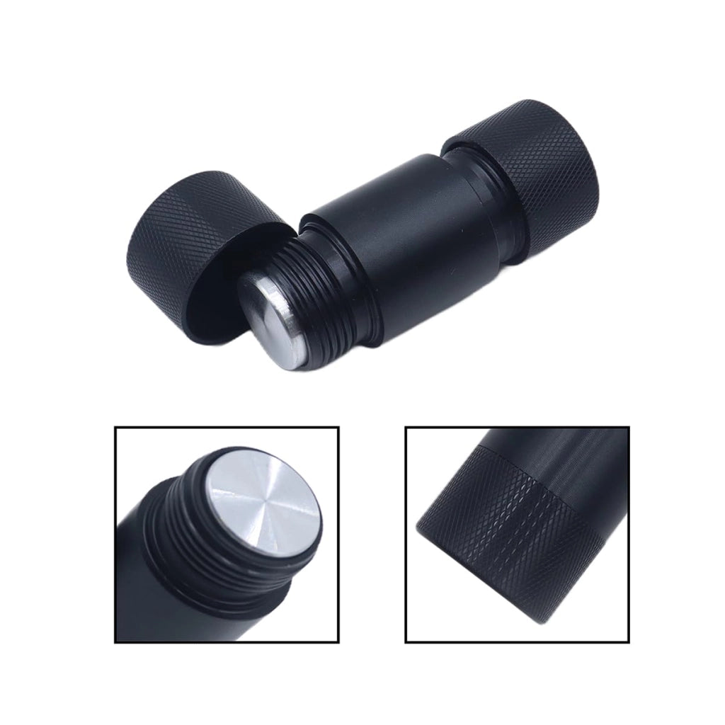 Pressa per polline, dimensioni 59 x 27 mm, pressa manuale, compressore per erbe, colore nero